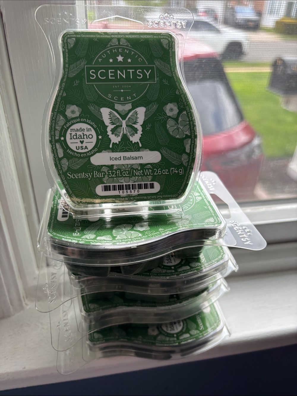 Scentsy Iced Balsam Wax Bar - Green